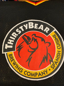 Vintage Thirsty Bear Brewing Company Ice Hockey Jersey Size XL