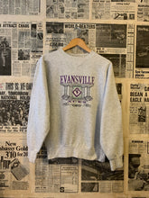 Load image into Gallery viewer, Vintage Sweatshirt With Large Embroidered Spell Out/Design Size Small
