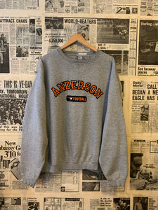 Vintage Sweatshirt With Large Embroidered Spell Out Size XL