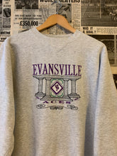 Load image into Gallery viewer, Vintage Sweatshirt With Large Embroidered Spell Out/Design Size Small
